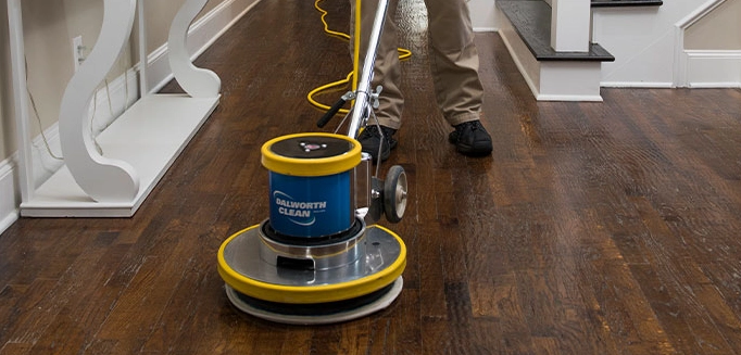 wood flooring in restaurant